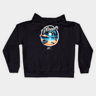 beach tshirt Kids Hoodie